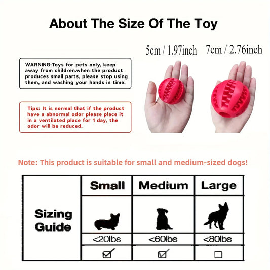 Interactive Treat Dog Ball