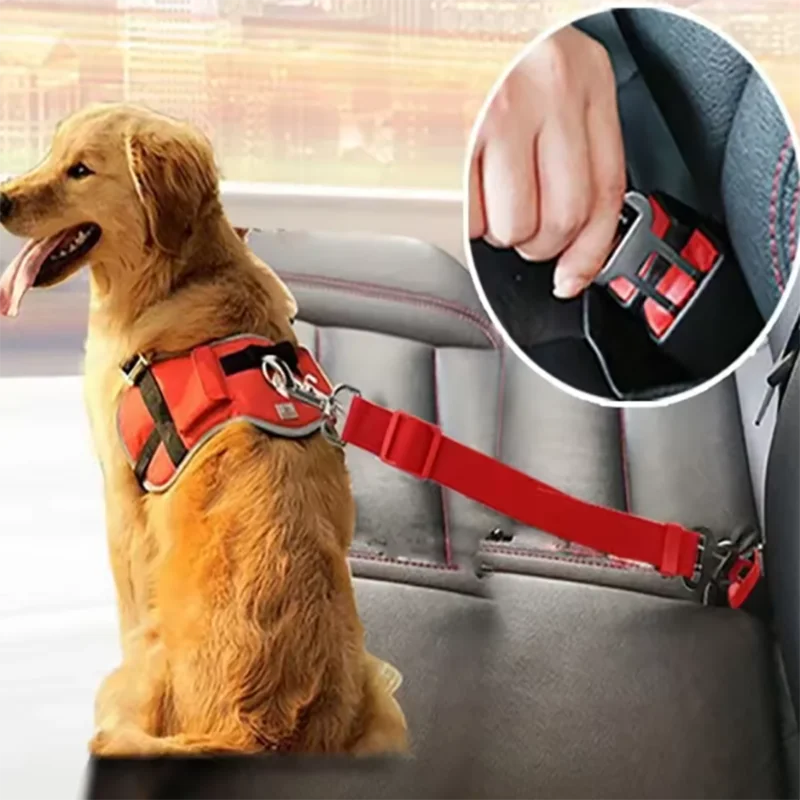Retractable Dog Car Seatbelt